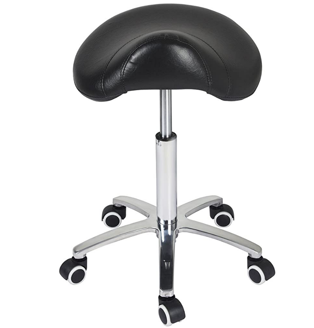 HOMCOM Saddle Stool, Height Adjustable Rolling Salon Chair with PU Leather  for Massage, Spa, Clinic, Beauty and Tattoo, White | Best Buy Canada